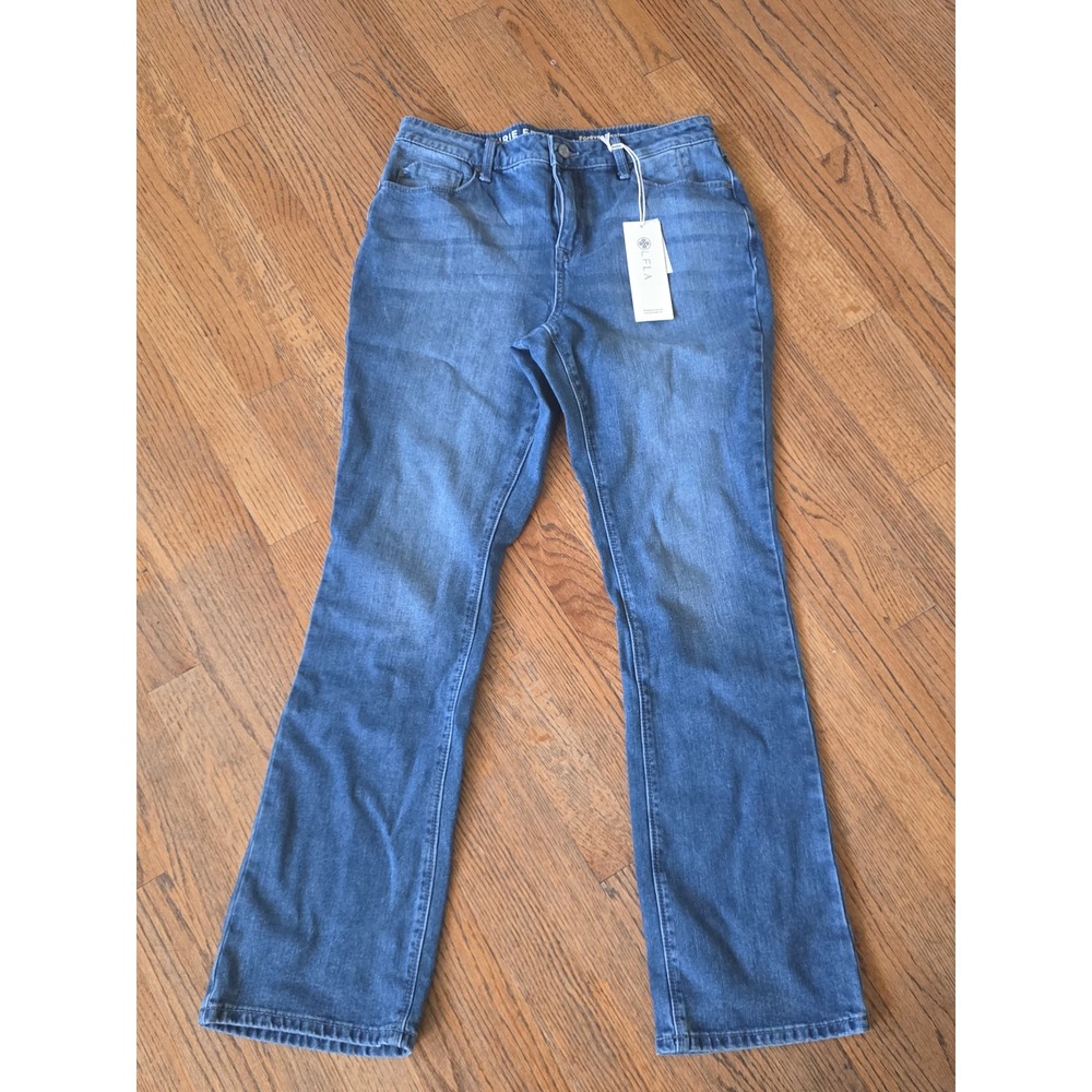 Laurie Felt Los Angeles Forever Denim Baby Bell Jeans Medium Wash Blue Size 10